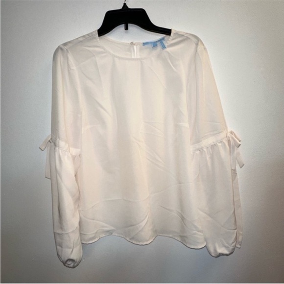 Draper James Elegant cream White Women's Top 10 - Picture 1 of 3